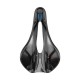Selle Italia nyereg NOVUS BOOST EVO GRAVEL TM SUPERFLOW L3 145 mm méret, TM mangán ötvözet pálca, FEKETE