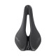 Selle Italia nyereg NOVUS BOOST EVO GRAVEL TM SUPERFLOW L3 145 mm méret, TM mangán ötvözet pálca, FEKETE