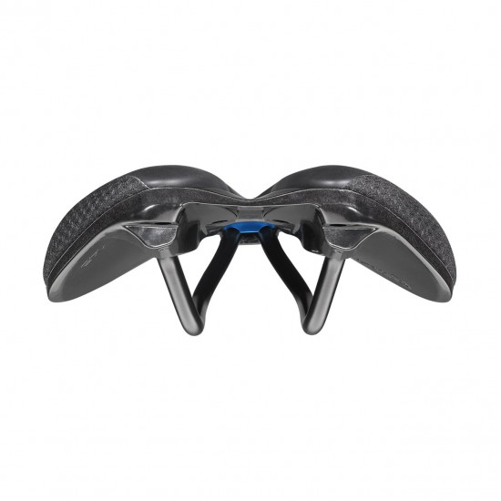 Selle Italia nyereg NOVUS BOOST EVO X-CROSS TM SUPERFLOW L3 méret 145mm x 245mm, mangán pálcás, xc mtb off-road gravel FEKETE