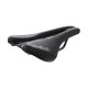 Selle Italia nyereg NOVUS BOOST EVO X-CROSS TM SUPERFLOW L3 méret 145mm x 245mm, mangán pálcás, xc mtb off-road gravel FEKETE