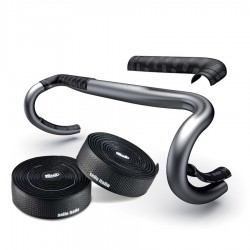 SELLE ITALIA kormánybetekerő szalag alá szivacs rezgéscsillapító hab alátét ütéscsillapító és FEKETE bandázs kit