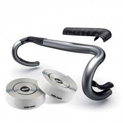 SELLE ITALIA kormánybetekerő szalag alá szivacs rezgéscsillapító hab alátét ütéscsillapító és FEHÉR bandázs kit