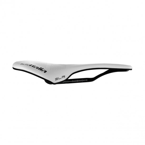 Selle Italia nyereg SLR BOOST SUPERFLOW KIT CARBONIO L3 méret, WHITE, karbon pálcás