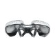 Selle Italia nyereg SLR BOOST SUPERFLOW KIT CARBONIO 3D L3 méret, FEHÉR, karbon pálcás, 3D nyomtatott felső rész