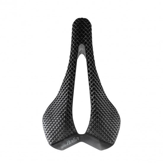 Selle Italia nyereg SLR 3D CARBON L3 145 x 242 mm méret Boost, superflow kivágott, karbon pálca, 3D nyomtatott felső rész