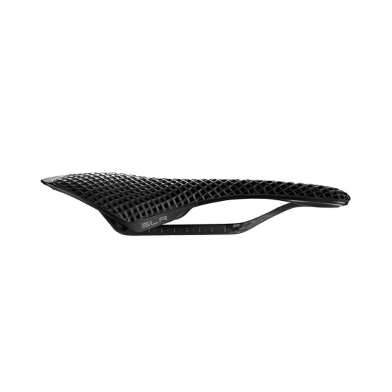 Selle Italia nyereg SLR 3D CARBON S3 130 x 242 mm méret Boost, superflow kivágott, karbon pálca, 3D nyomtatott felső rész