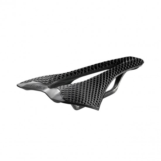 Selle Italia nyereg SLR 3D CARBON S3 130 x 242 mm méret Boost, superflow kivágott, karbon pálca, 3D nyomtatott felső rész