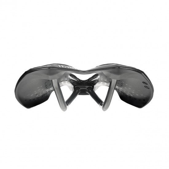 Selle Italia nyereg SLR 3D ELITE L3 145 x 242 mm méret, superflow kivágott, nagy szilárdságú acél ötvözet pálca, 3D nyomtatott felső rész