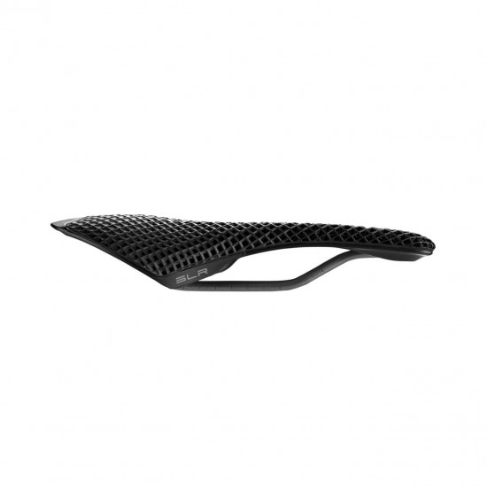 Selle Italia nyereg SLR 3D ELITE S3 130 x 242 mm méret, superflow kivágott, nagy szilárdságú acél ötvözet pálca, 3D nyomtatott felső rész