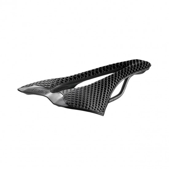 Selle Italia nyereg SLR 3D ELITE S3 130 x 242 mm méret, superflow kivágott, nagy szilárdságú acél ötvözet pálca, 3D nyomtatott felső rész