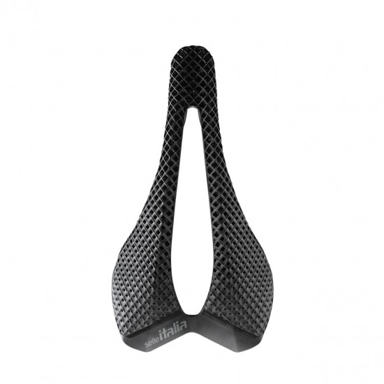 Selle Italia nyereg SLR 3D ELITE S3 130 x 242 mm méret, superflow kivágott, nagy szilárdságú acél ötvözet pálca, 3D nyomtatott felső rész