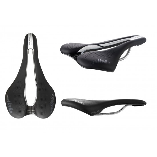 Selle Italia saddle SLR BOOST ENDURANCE TI316 SUPERFLOW L3 size 145mm x 248mm , Ti316 rails