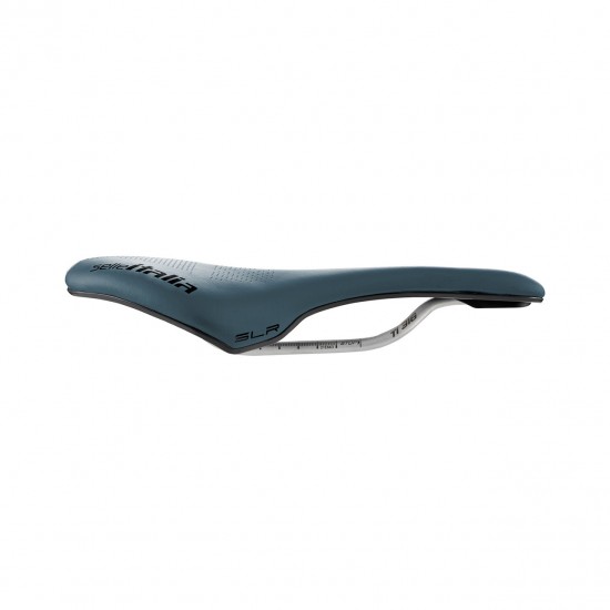 Selle Italia nyereg SLR Boost Gravel TI316 Superflow L3 méret 145mm x 248mm , Ti316 pálcás, off-road gravel, kék