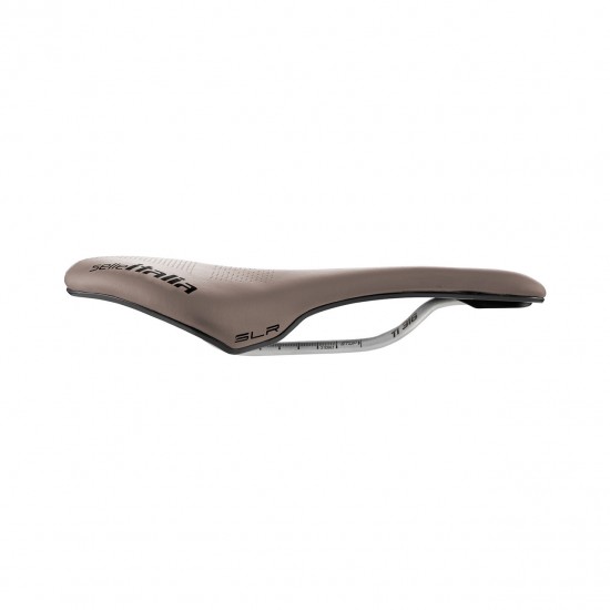 Selle Italia nyereg SLR Boost Gravel TI316 Superflow L3 méret 145mm x 248mm , Ti316 pálcás, off-road gravel, barna