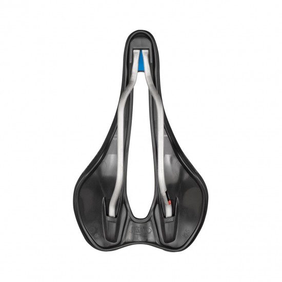 Selle Italia nyereg SLR Boost Gravel TI316 Superflow L3 méret 145mm x 248mm , Ti316 pálcás, off-road gravel, fekete
