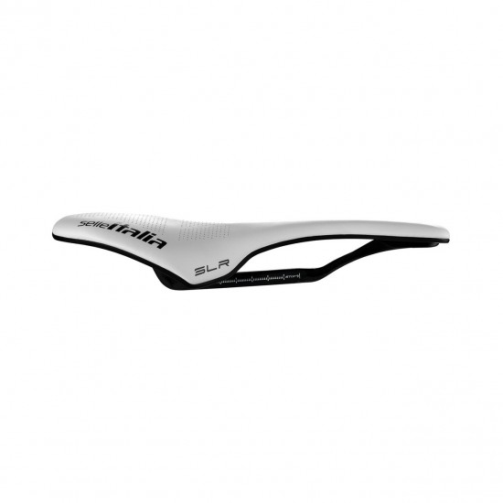 Selle Italia nyereg SLR BOOST SUPERFLOW KIT CARBONIO S3 méret, FEHÉR, karbon pálcás