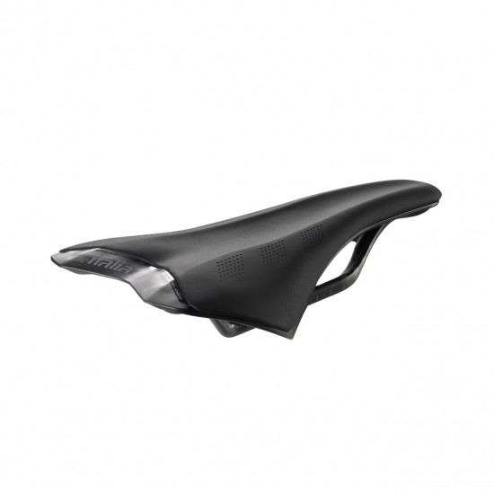 Selle Italia saddle SLR CARBON FILL S1 130 x 242 mm size Boost, carbon rails