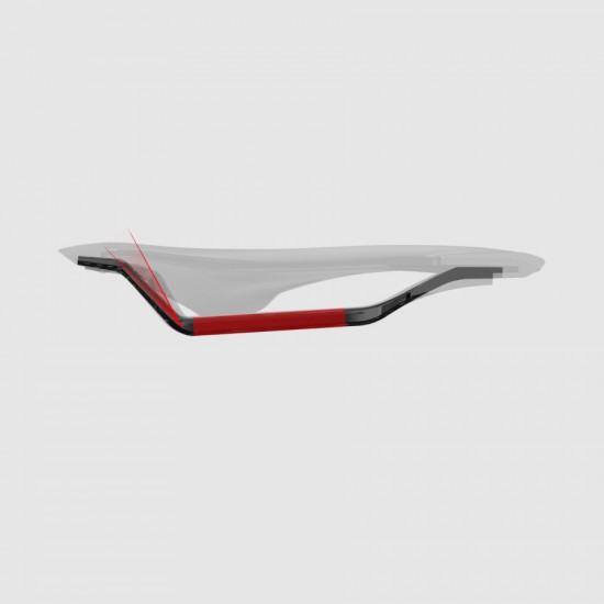 Selle Italia saddle SLR CARBON L3 145 x 242 mm size Boost, superflow, carbon rails