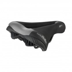 Selle Italia nyereg ST 1 Superflow FEC L2 166 x 271 mm méret, FEC szén-acél ötvözet pálca, városi trekking túra e-bike