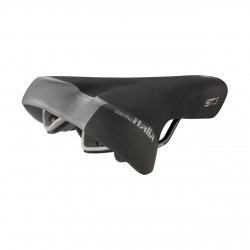 Selle Italia saddle ST 3 FEC S1 160 x 270 mm size, FEC carbon steel rails commuting city trekking touring