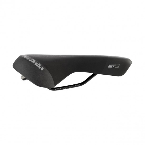 Selle Italia nyereg ST 3 FEC S1 160 x 270 mm méret, FEC szén-acél ötvözet pálca, városi trekking túra e-bike