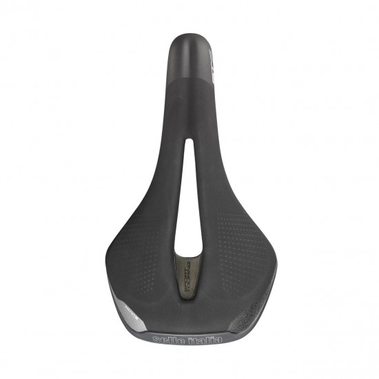 Selle Italia nyereg ST 5 Flow S2 155 x 276 mm méret FEC szén-acél ötvözet pálca, városi trekking e-bike országúti