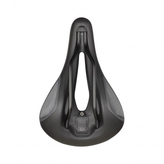 Selle Italia nyereg ST 7 Vision Superflow L3 165 x 250 mm méret, beépített lámpával, FEC szén-acél ötvözet pálca, városi trekking e-bike