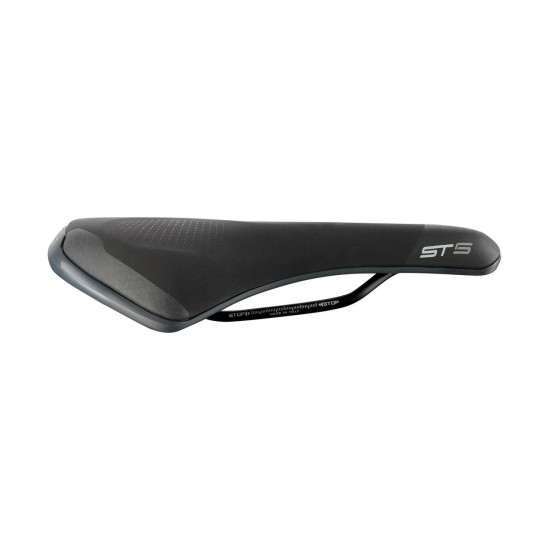 Selle Italia nyereg ST 5 Flow L2 165 x 276 mm méret FEC szén-acél ötvözet pálca, városi trekking e-bike országúti