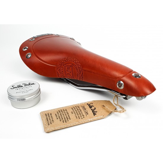 Selle Italia nyereg Storica L1 147 x 283 mm bőr klasszikus méz barna, Brooks forma