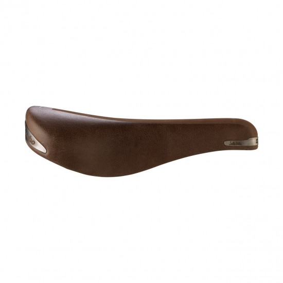 Selle Italia nyereg TURBO BULLITT klasszikus barna bőr L1 146 x 275 mm méret, FEC szénacél pálcás