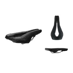 Selle Italia nyereg WATT 3D Ti316 pálcás Superflow 3D nyomtatott 133 mm x 255 mm U3 méret, triatlon időfutam iron man kerékpár