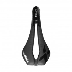 Selle Italia nyereg X-LR TI316 SUPERFLOW S3 131 X 266 mm méret, Ti316 pálca, fekete, MTB Gravel e-mtb off-road