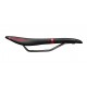 Selle San Marco nyereg Aspide Racing Open-fit kivágott XSilite Ti Narrow keskeny 132 x 277 mm S2 Xsilite pálcás fekete-piros