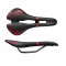 Selle San Marco nyereg Aspide Racing Open-fit kivágott XSilite Ti Narrow keskeny 132 x 277 mm S2 Xsilite pálcás fekete-piros