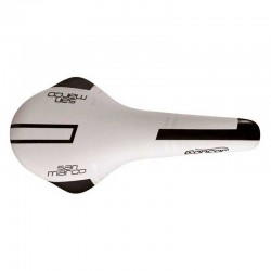 Selle San Marco nyereg Concor Racing XSilite Ti Saddle Narrow keskeny 135 x 278 mm S1 Xsilite pálcás fehér