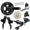 Shimano 105 R7100 Disc mechanikus országúti kerékpár alkatrész szett