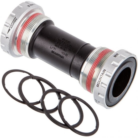 Shimano bottom bracket SM-BB52 integrated Hollowtech, grey, 24 mm spindle, 68-73 mm mtb atb