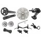 Shimano groupset mtb mountain bike Deore mix 12 s speed with Shimano BL-MT501 hydraulic disc brakes