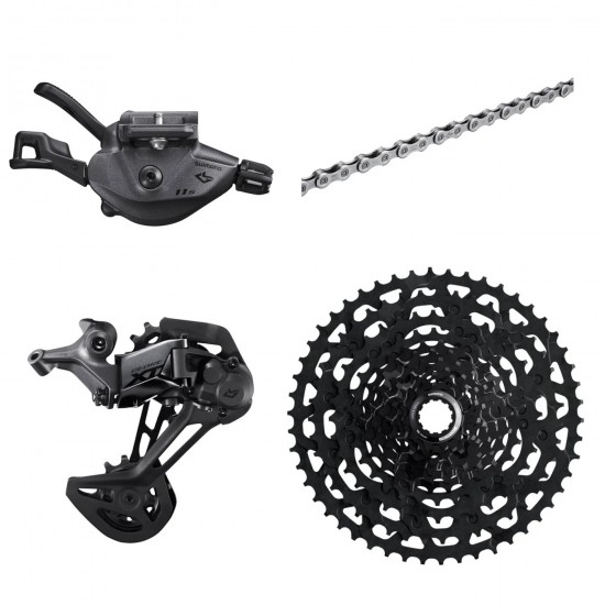 Shimano Deore XT M8130 LinkGlide 1x11 s upgrade kit mtb kerékpár alkatrész szett  sor 11-50T lánc váltokar hátsó váltó