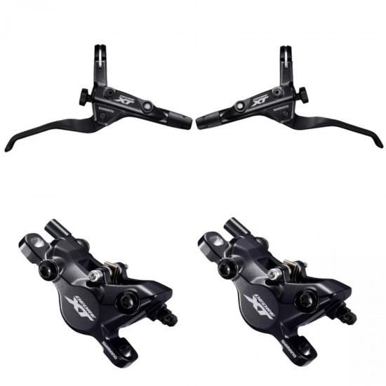 Shimano tárcsafék szett XT hidraulikus komplett tárcsa fék szett, első és hátsó BL-T8100 BR-M8100 900 1500mm OEM doboz nélkül
