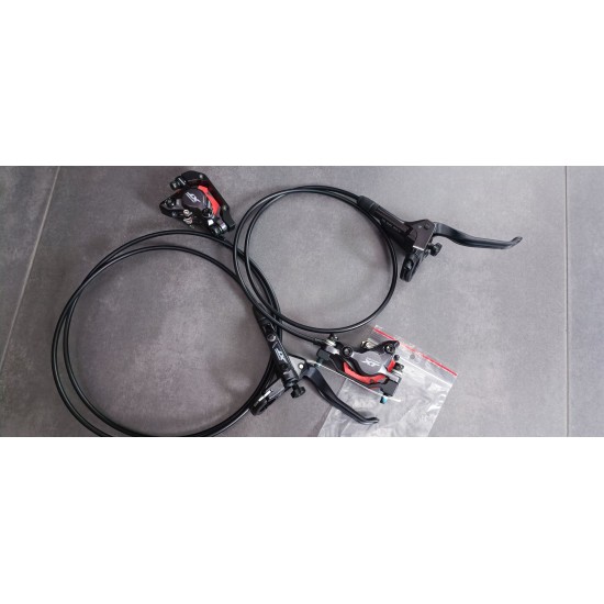 Shimano tárcsafék szett XT hidraulikus komplett tárcsa fék szett, első és hátsó BL-T8100 BR-M8100 900 1500mm OEM doboz nélkül
