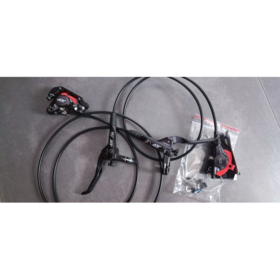 Shimano tárcsafék szett XT hidraulikus komplett tárcsa fék szett, első és hátsó BL-T8100 BR-M8100 900 1500mm OEM doboz nélkül