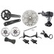 Shimano groupset mtb mountain bike XTR / Deore 12 s speed with Shimano BL-MT501 hydraulic disc brakes