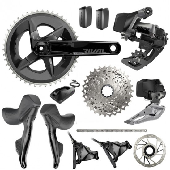 SRAM Rival Disc ETAP HRD AXS 12 sebességes országúti kerékpár alkatrész szett SRAM Rival Disc ETAP HRD AXS 12 sebességes országúti kerékpár alkatrész szett