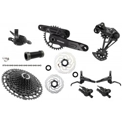 SRAM szett mtb mountain bike e-bike SX Eagle 12 s sebességes szett Shimano BL-MT501 hidraulikus tárcsafékkel, komplett