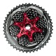 Sunrace cassette MX8 11 speed 11-46T black red CSMX8.EAZR.OS1.BX