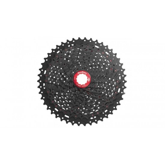 Sunrace cassette MX8 11 speed 11-46T black red CSMX8.EAZR.OS1.BX