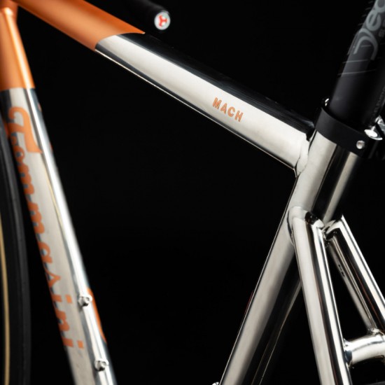 Tommasini Mach Disc titán titanium tárcsafékes gravel adventure kerékpár váz vázszett
